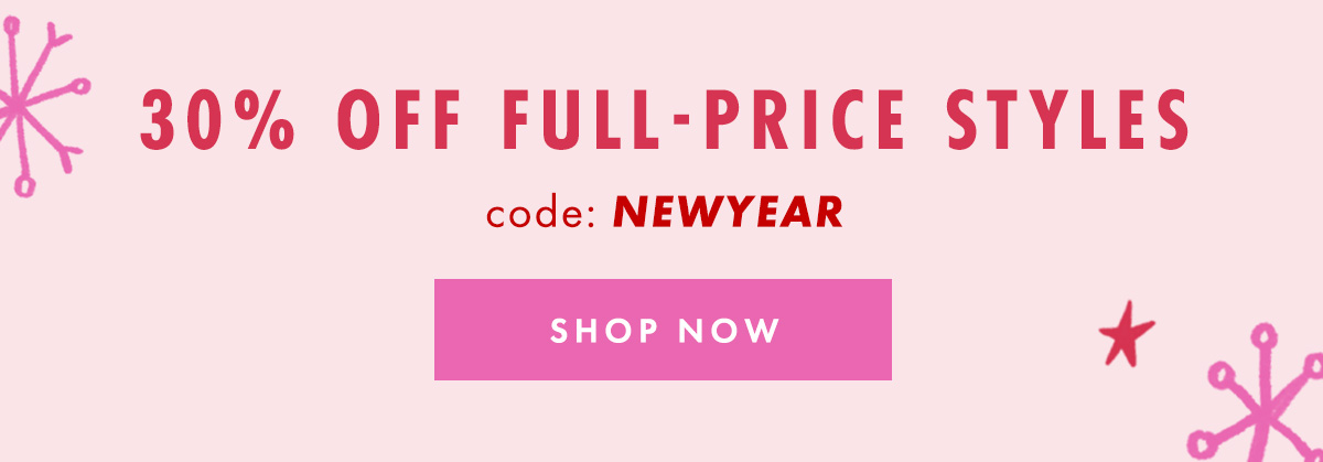 30% off Full Price