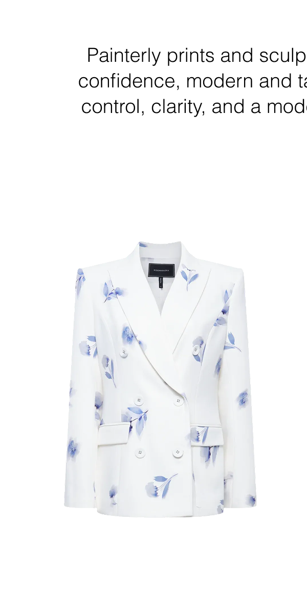 Maria Printed Blazer