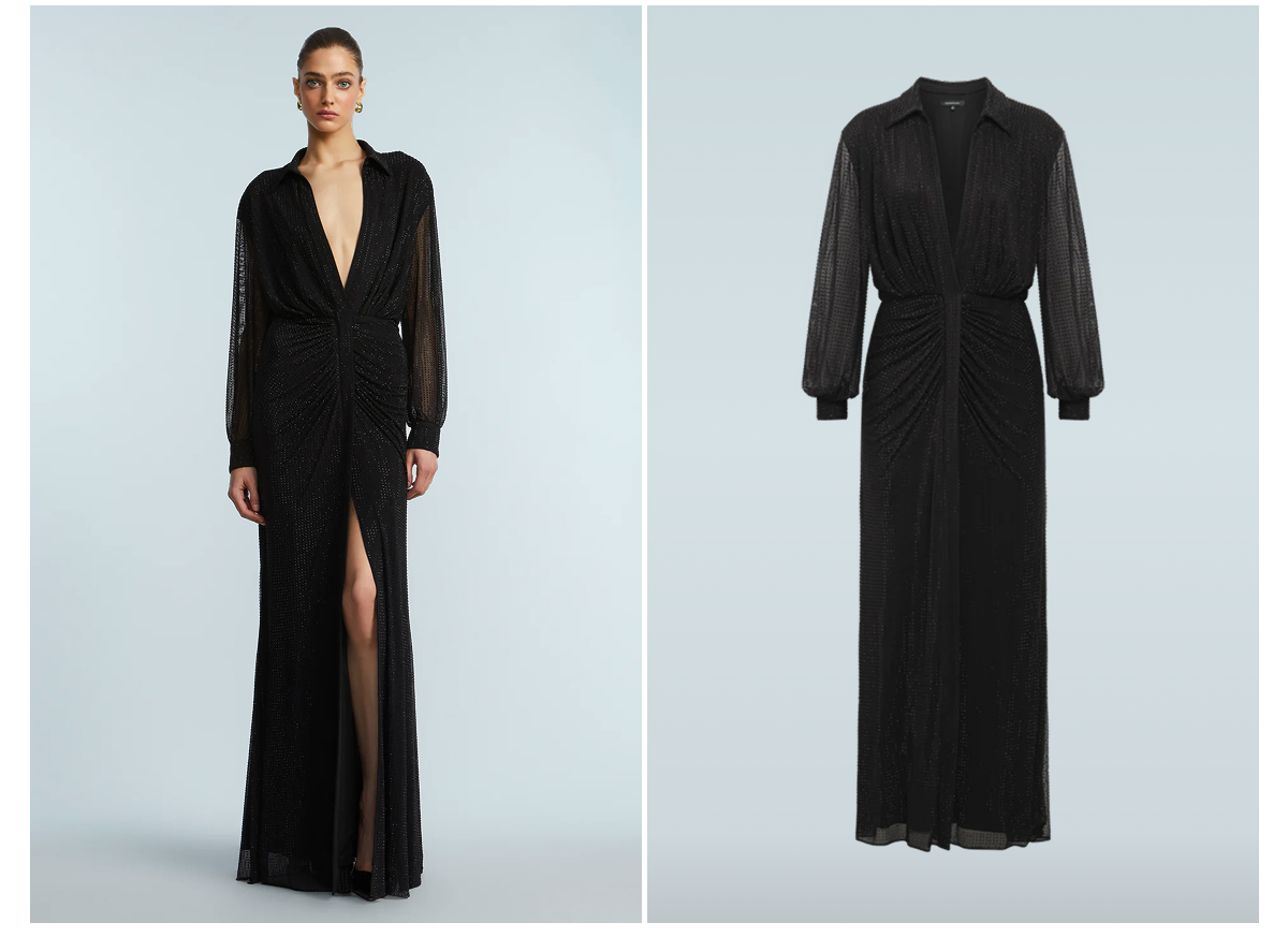 Shop the Shirt Gown in Black