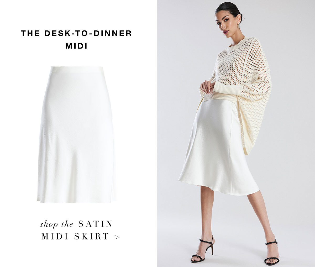Shop the Satin Mini Skirt