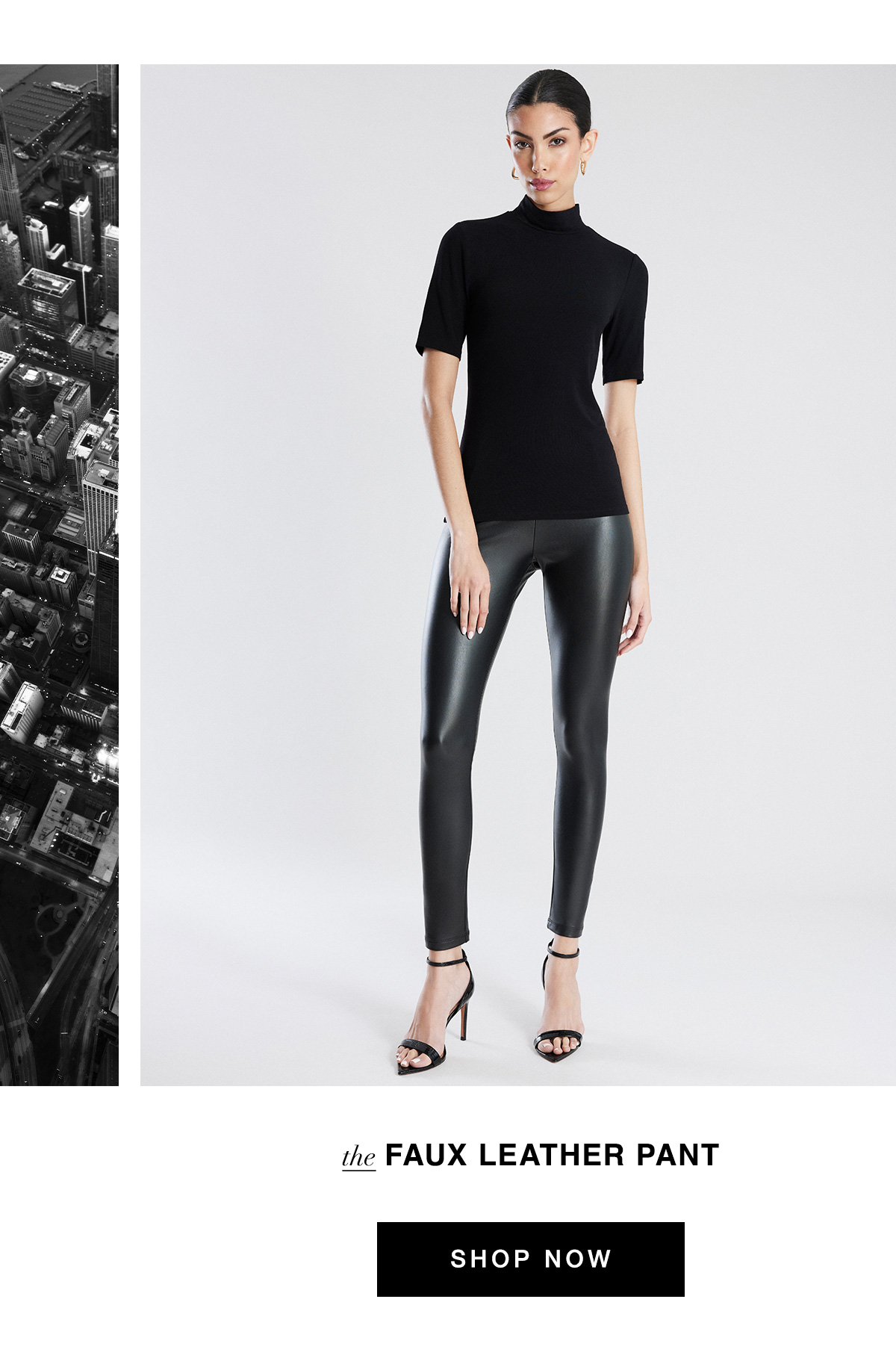 the Faux Leather Pant- Shop Now