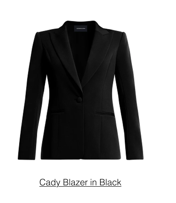 Shop the Cady Blazer in Black 