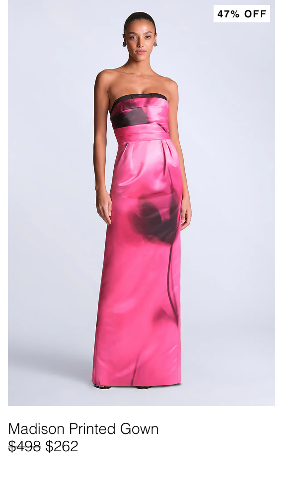 Madison Printed Gown | $262, $498 (47% off)