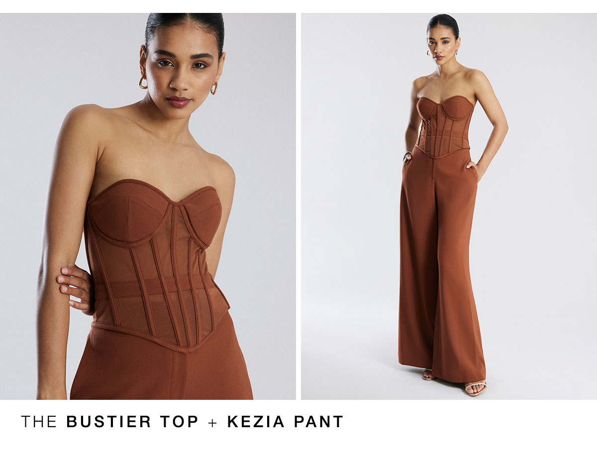 the Bustier Top + Kezia Pant