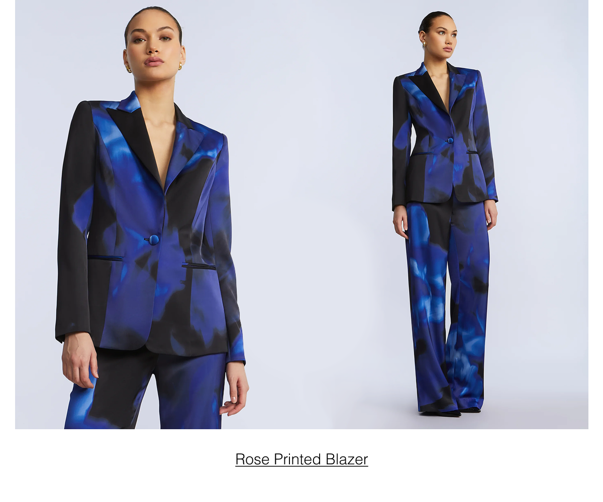 Shop the Rose Printed Blazer