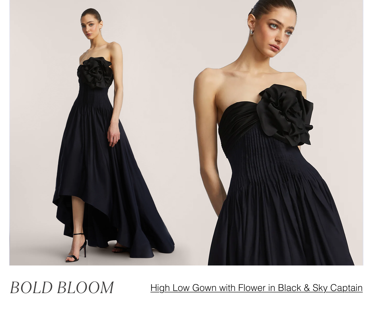 Bold Bloom: Shop the High Low Gown With Flower