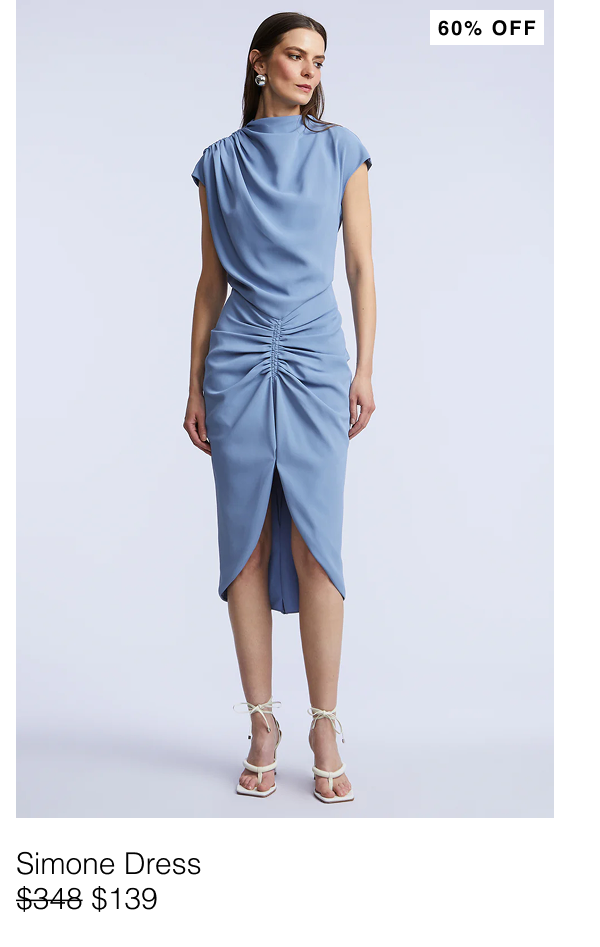 Simone Dress | $139, $348 (60% off)