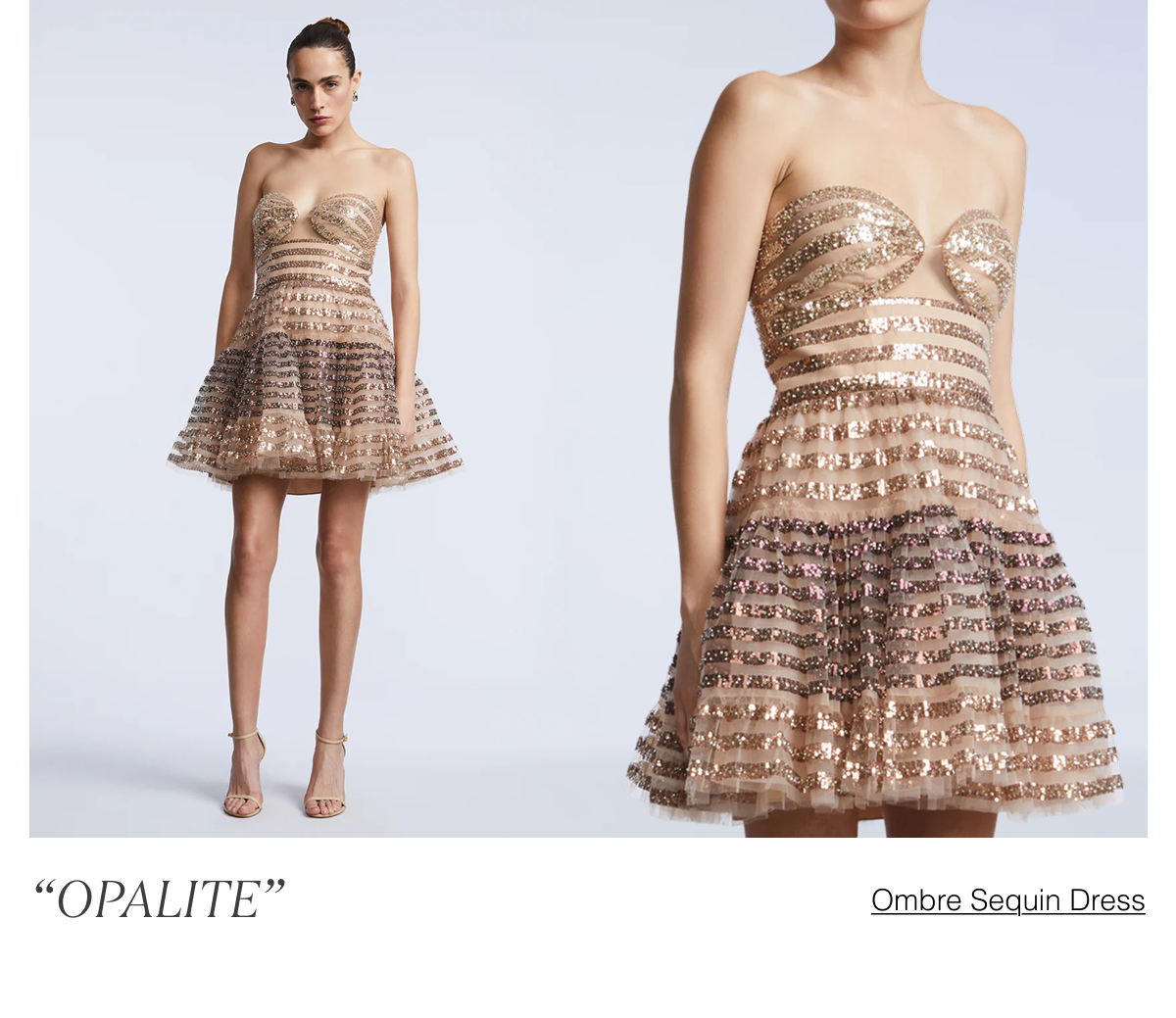"Opalite" Shop the Ombre Sequin Dress