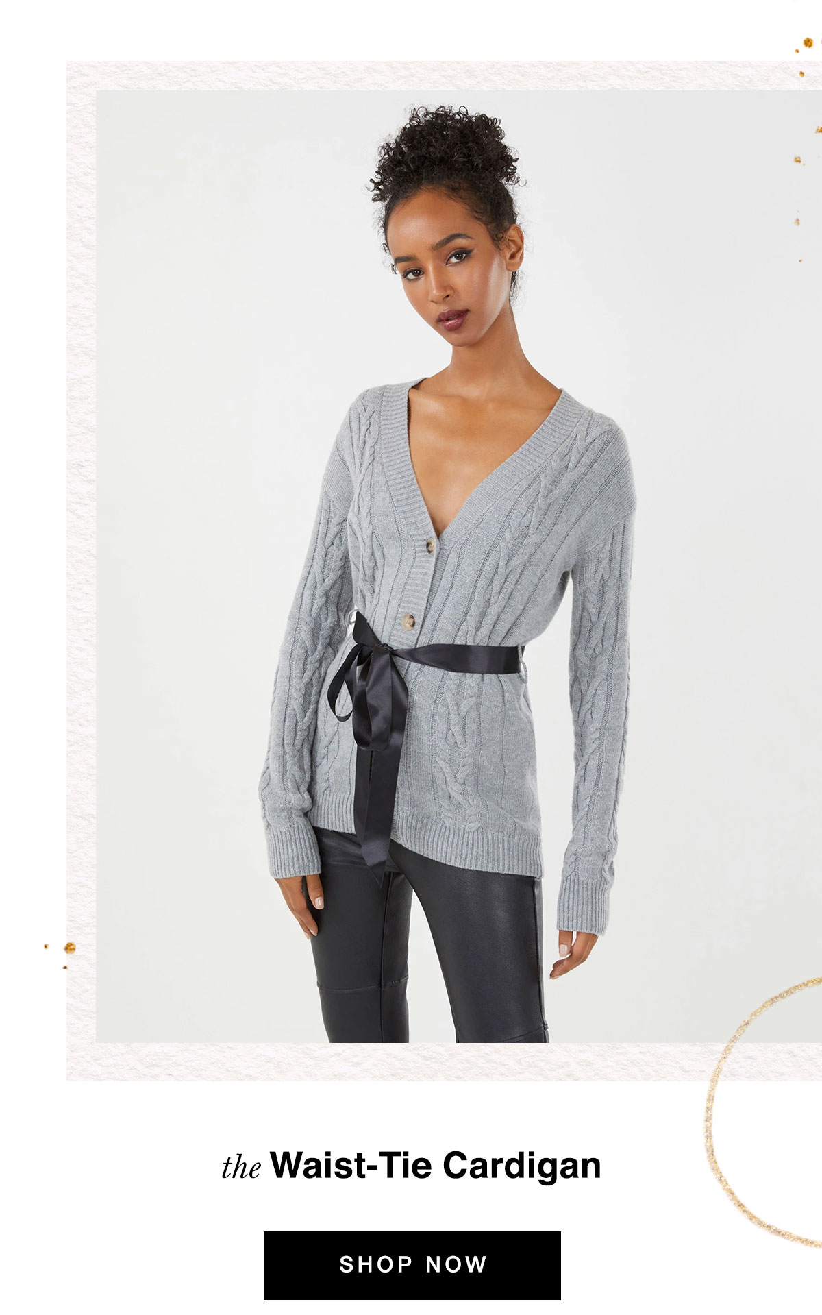 the Waist-Tie Cardigan
