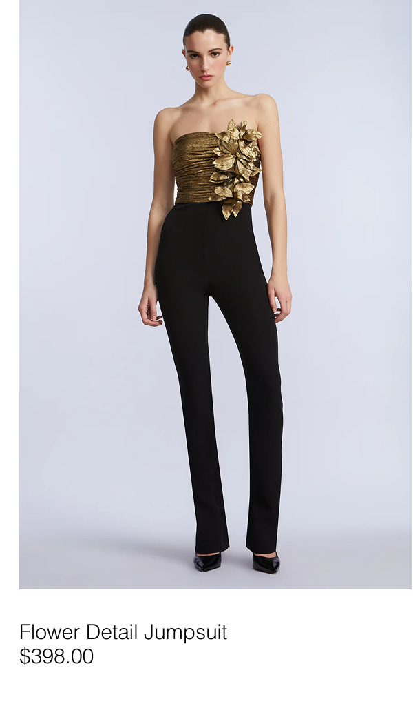 Shop the Flower Detail Jumpsuit