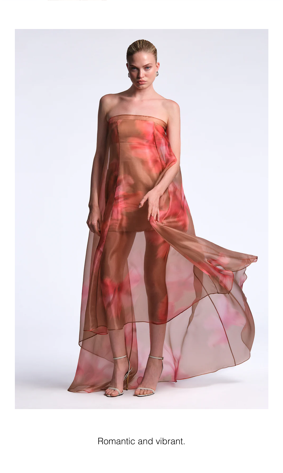 Romantic and vibrant. Shop the Annika Gown