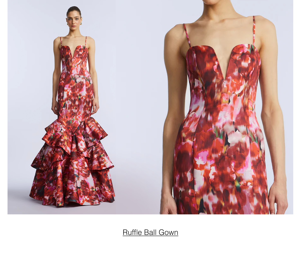 Ruffle Ball Gown
