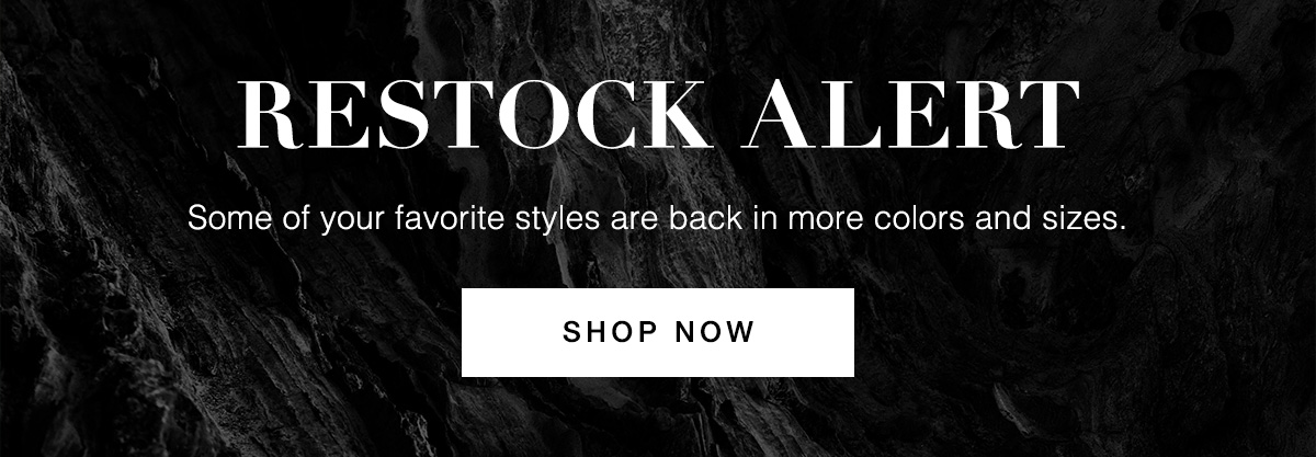 Shop Restocks
