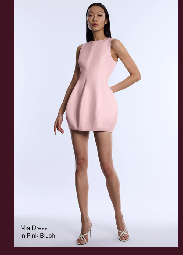 Mia Dress in pink blush