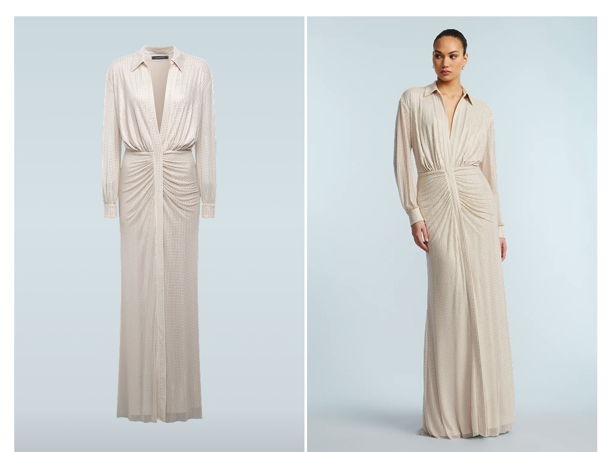 Shop the Shirt Gown in Crème Brûlée