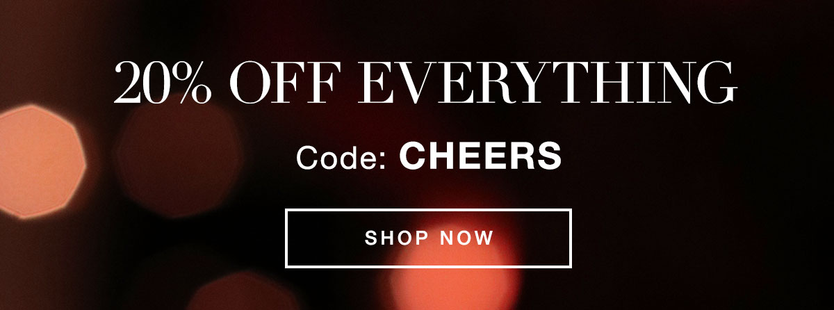 20% off with code Cheers