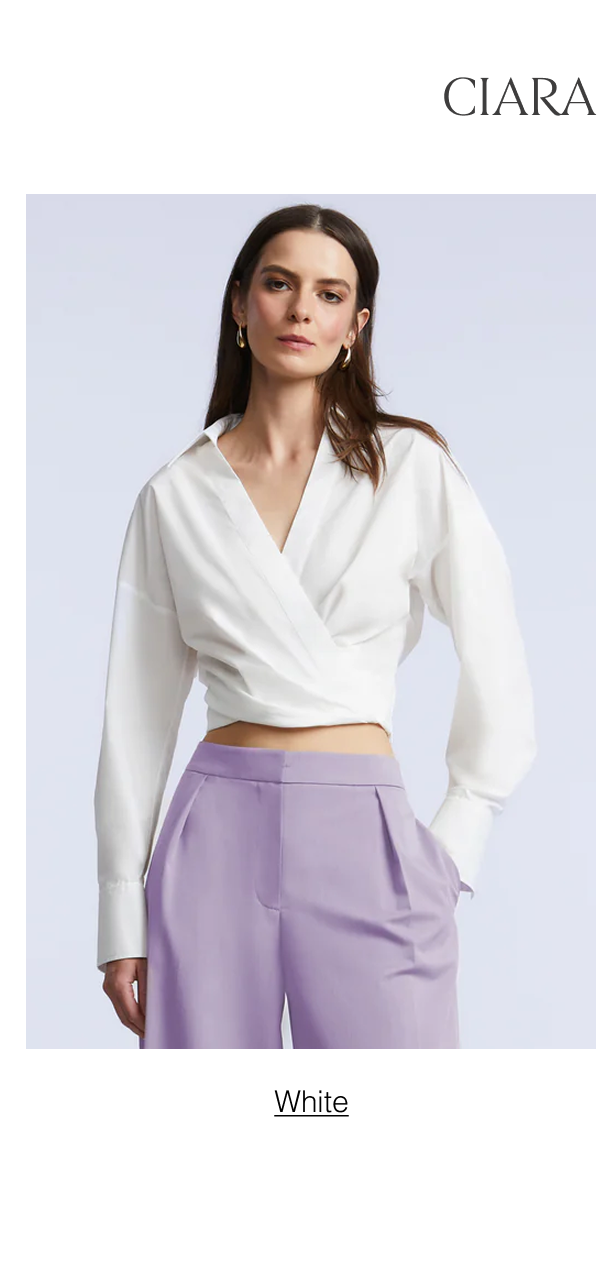 Ciara Shirt in White