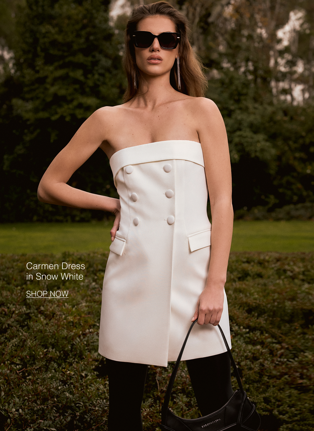 Carmen Dress in Snow White | Shop Now 