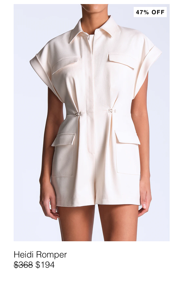 Heidi Romper | now $194, was $368 (47% off)