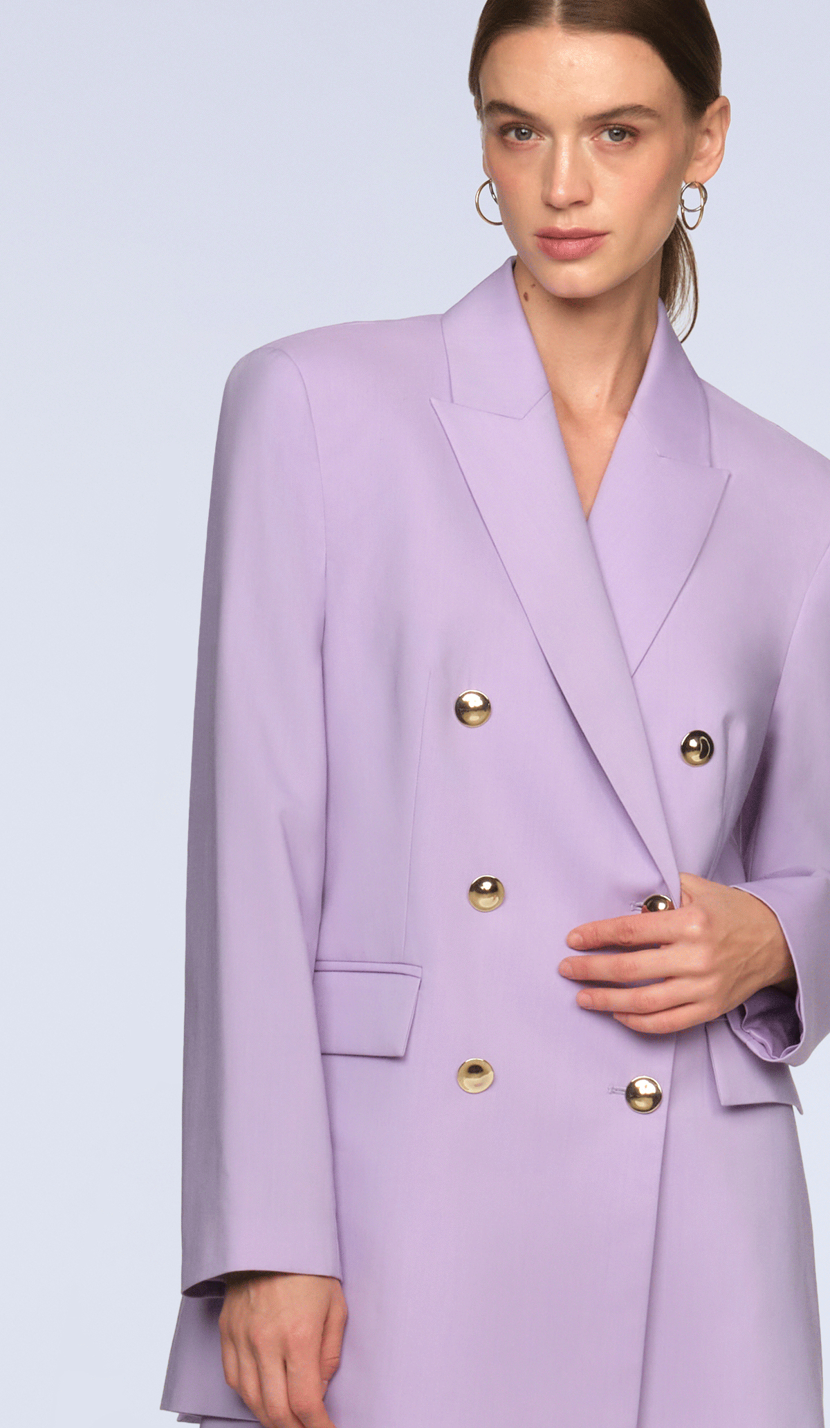 Suit Anatomy | Sculpted blazers and fluid wide-leg trousers balance precision with ease. From inky black to soft ivory and cool lavender, each look plays with proportion, polish, and presence.  
