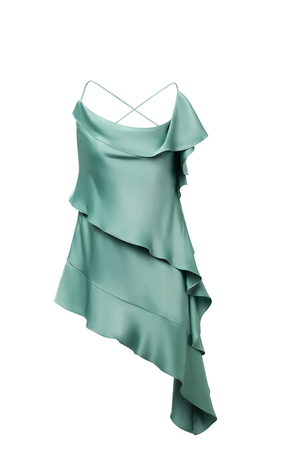 Fiona Dress — Eucalyptus