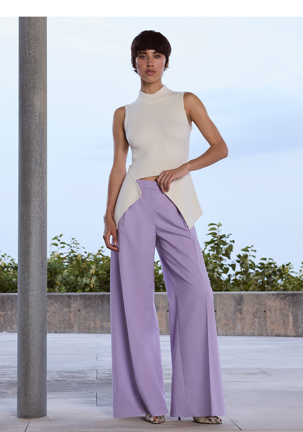 Tina Pant in Lavender