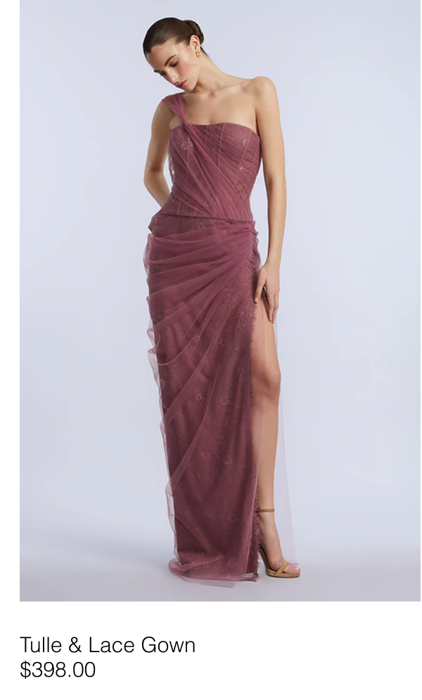Tulle & Lace Gown