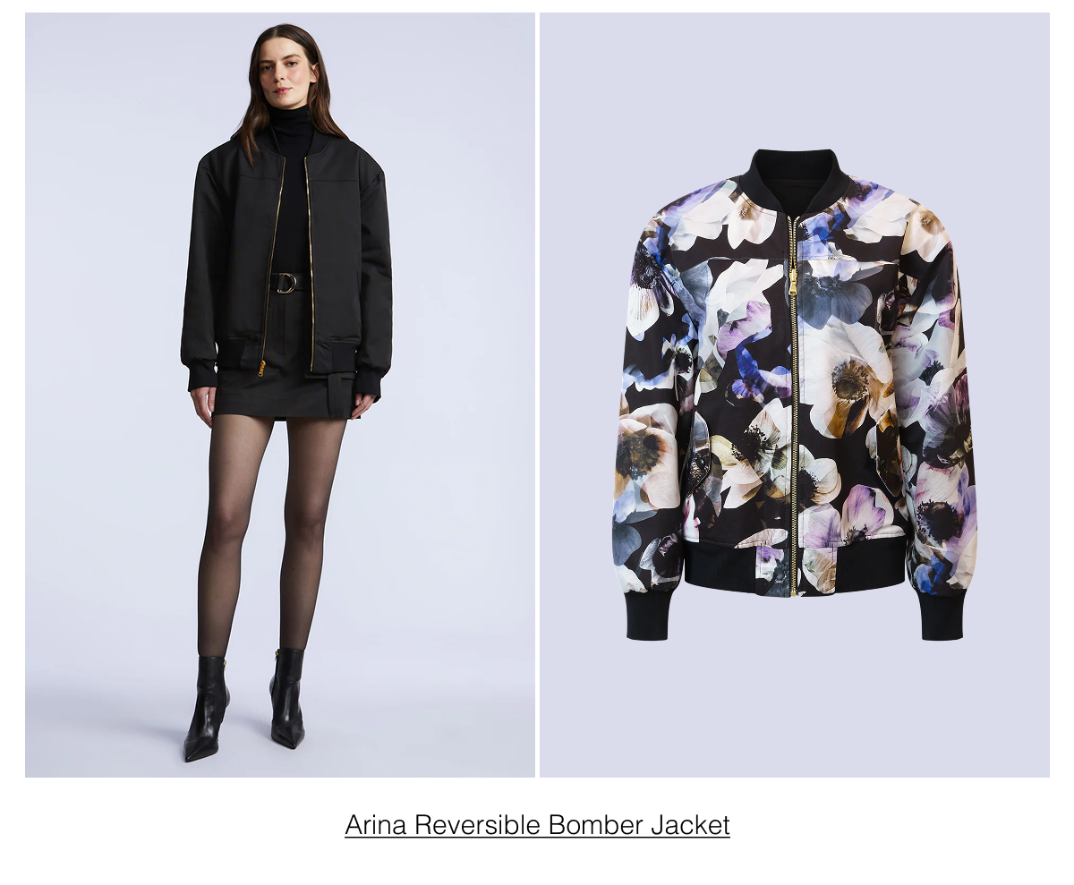 Shop the Arina Bomber Jacket