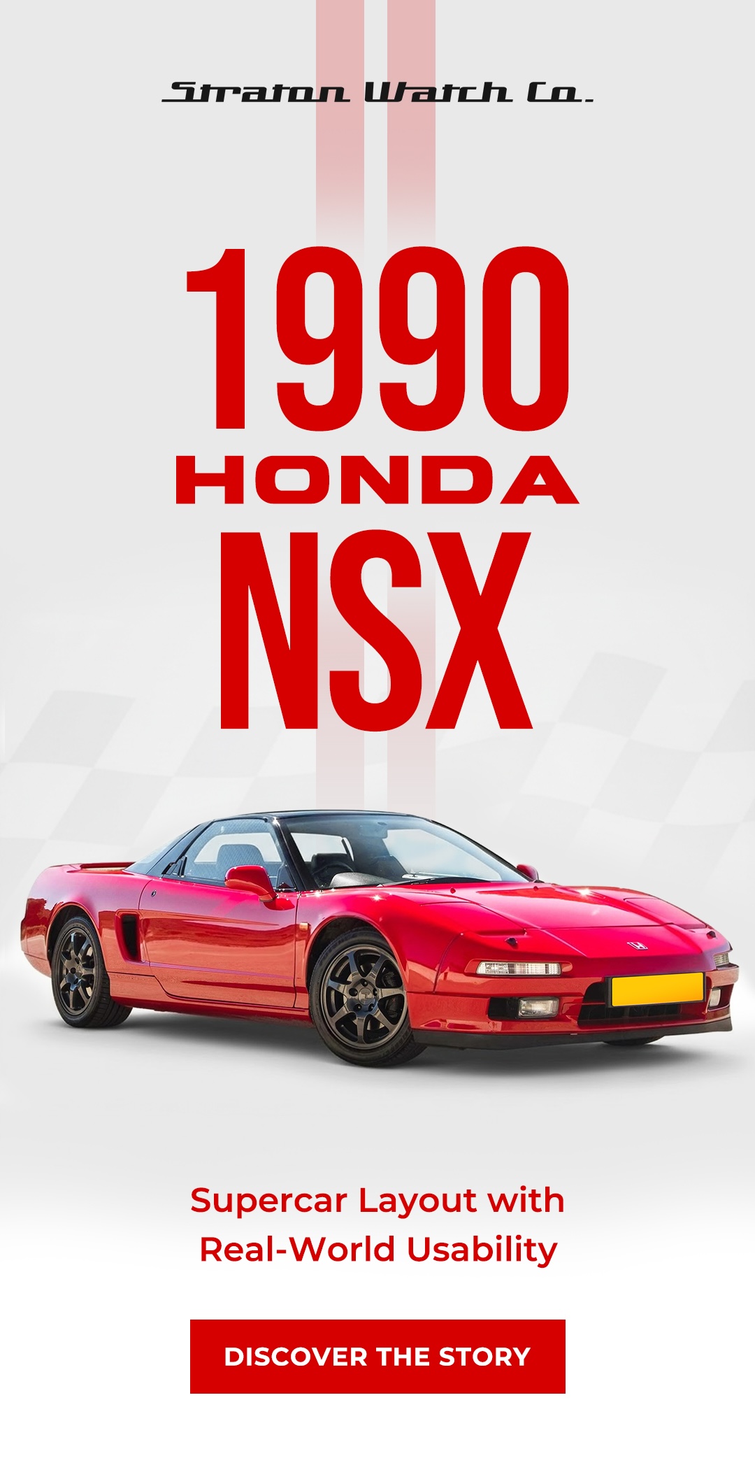Straton Watch Co. Spotlights the Iconic 1990 Honda NSX