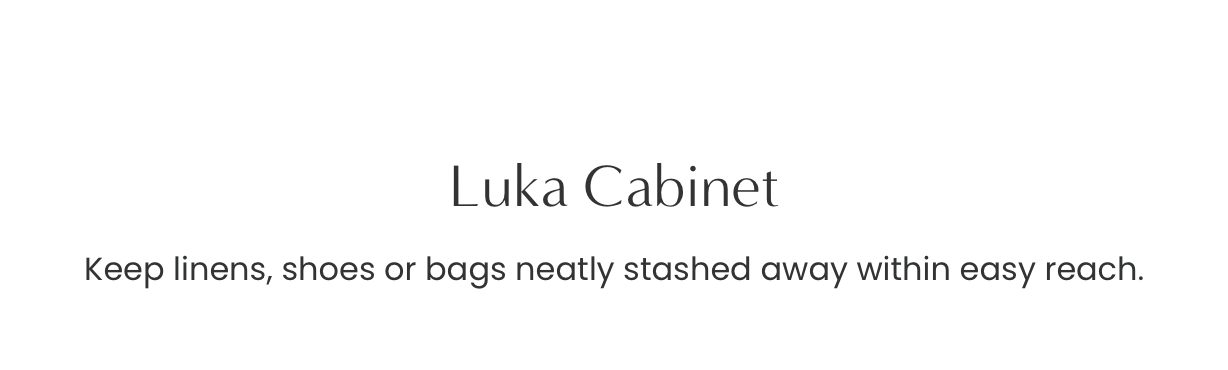 Luka Cabinet
