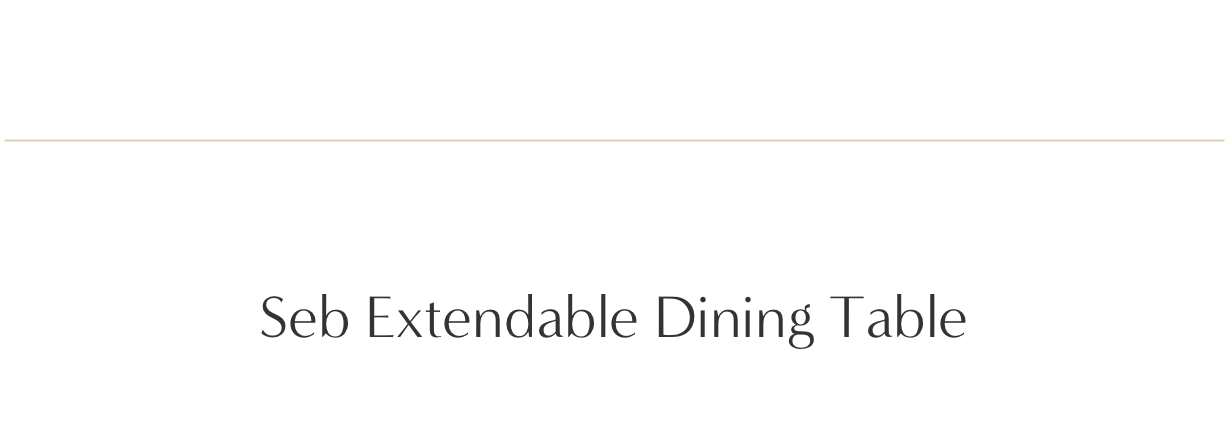Seb Extendable Dining Table