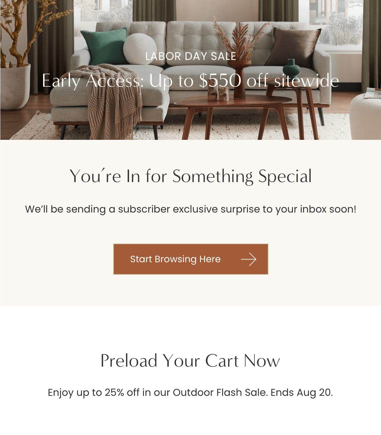Start Browsing Here >
