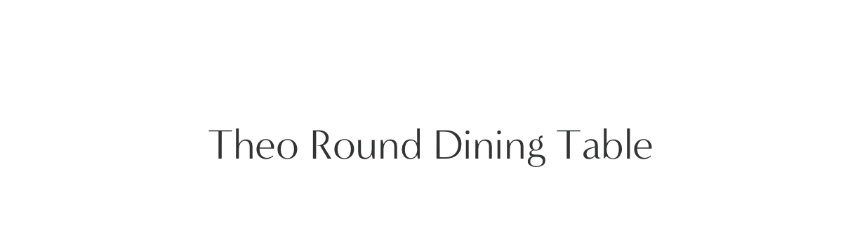 Theo Round Dining Table