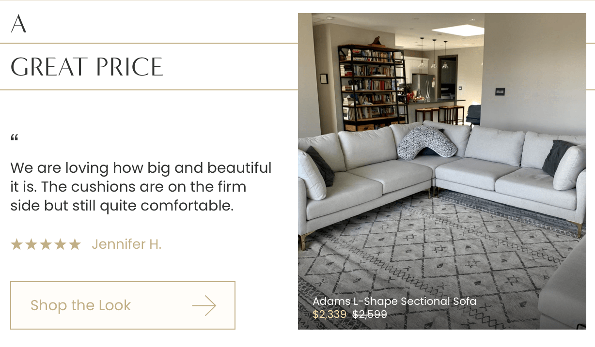 A GREAT PRICE: Shop the Look