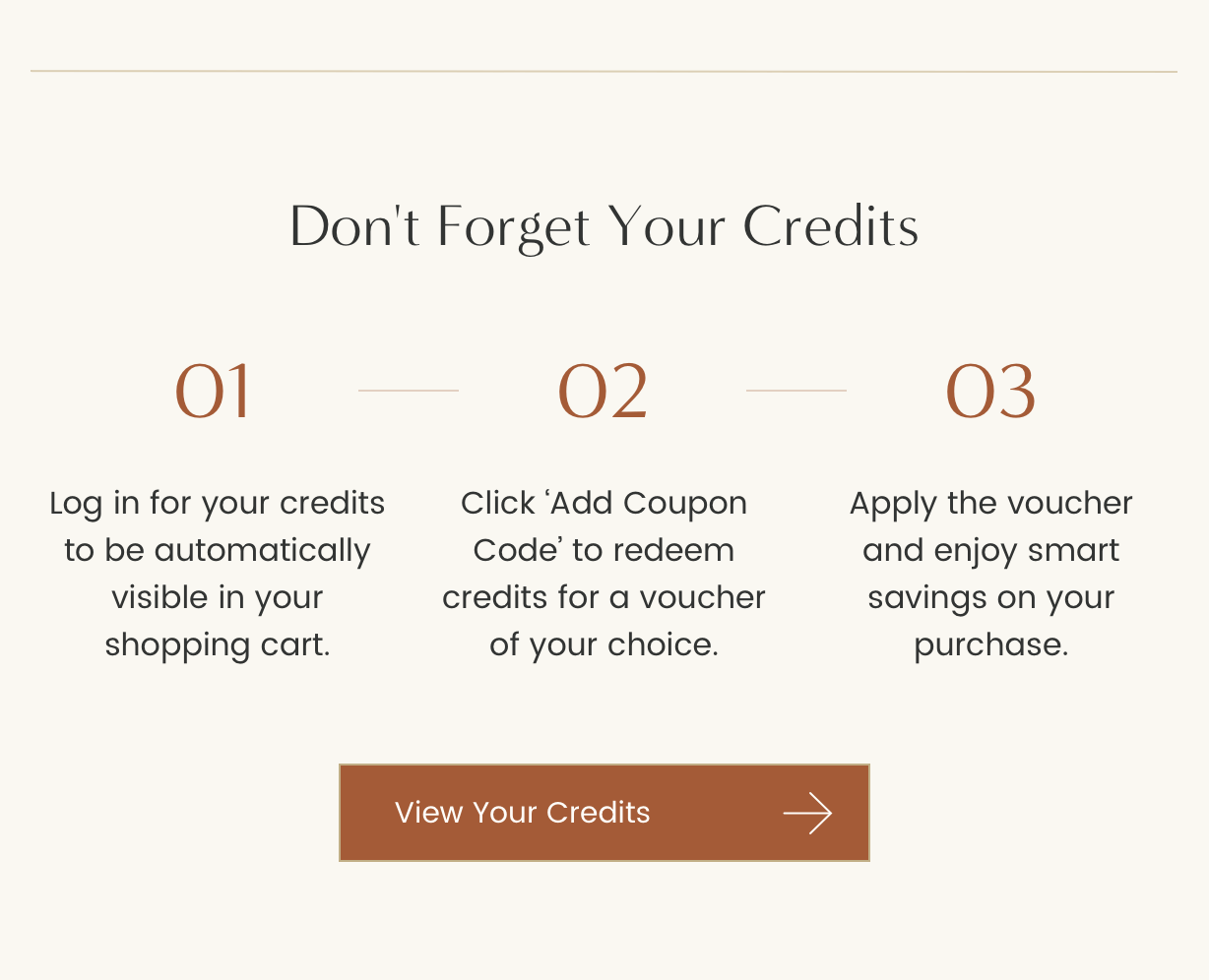 View Your Credits