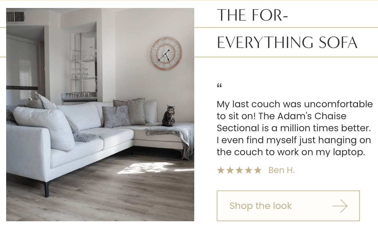 THE FOR-EVERYTHING SOFA