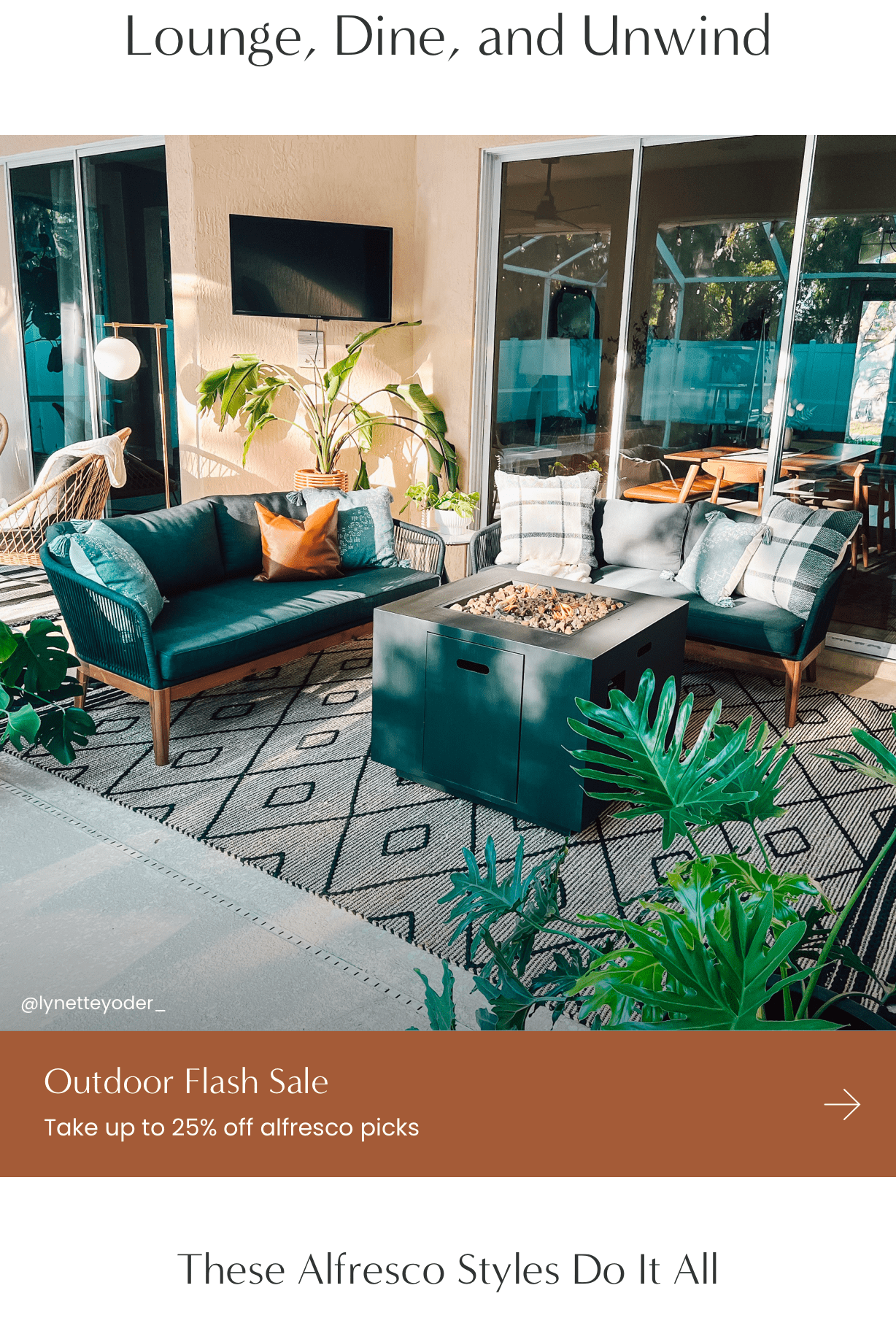Lounge, Dine, and Unwind