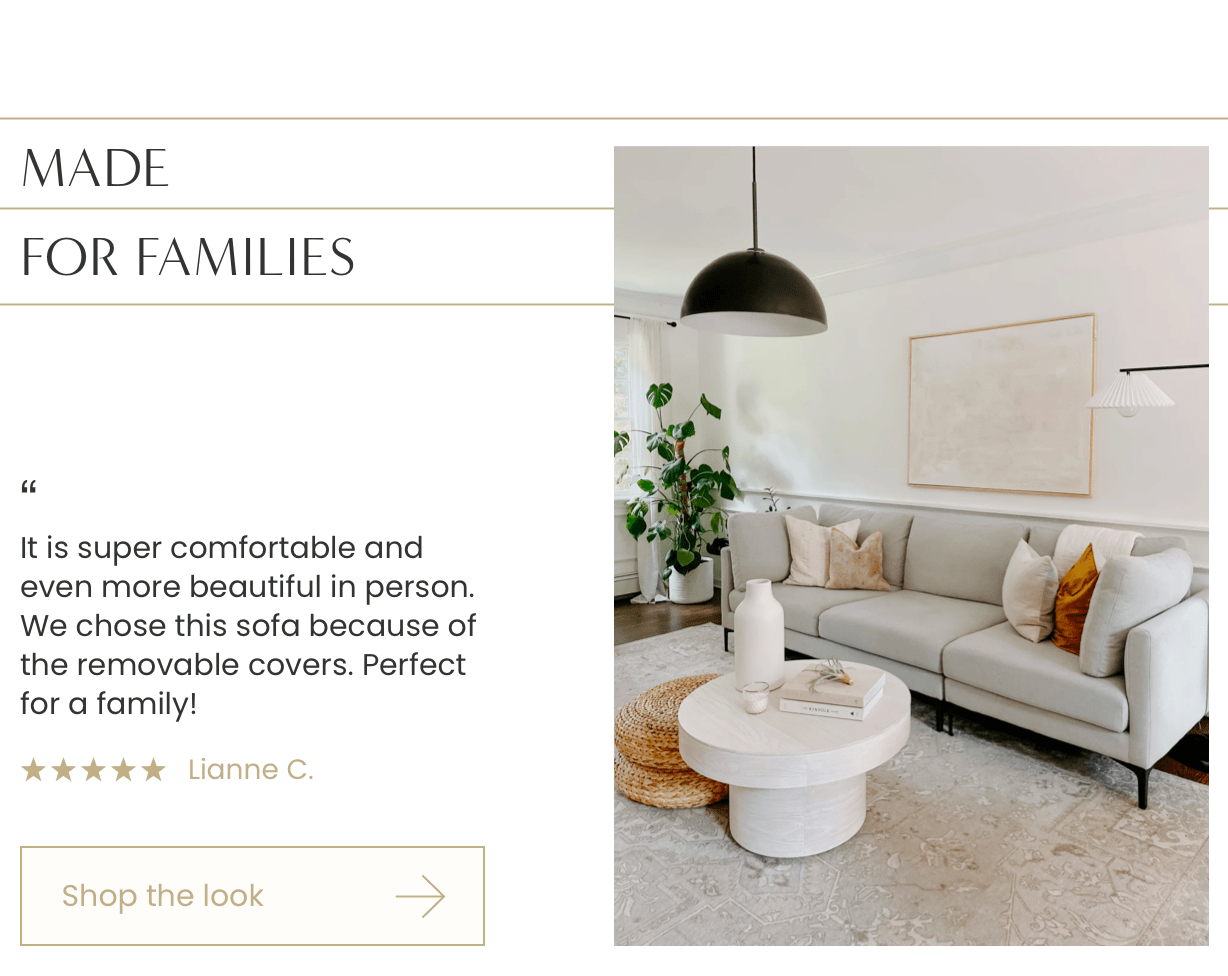 MADE FOR FAMILIES