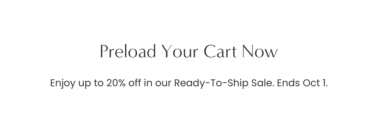 Preload Your Cart Now