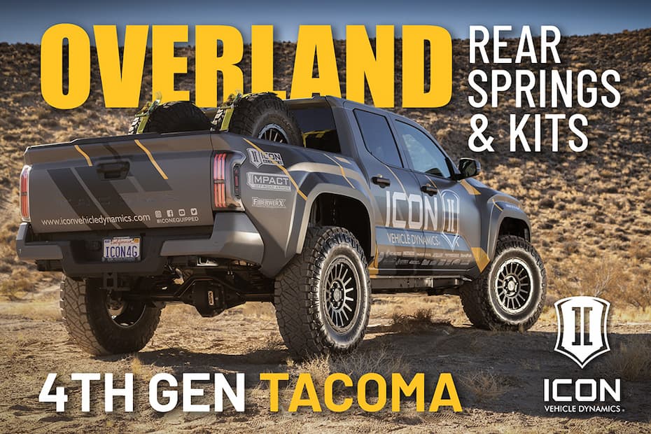 Overland Rear Springs & Kits for 4th Gen Tacoma