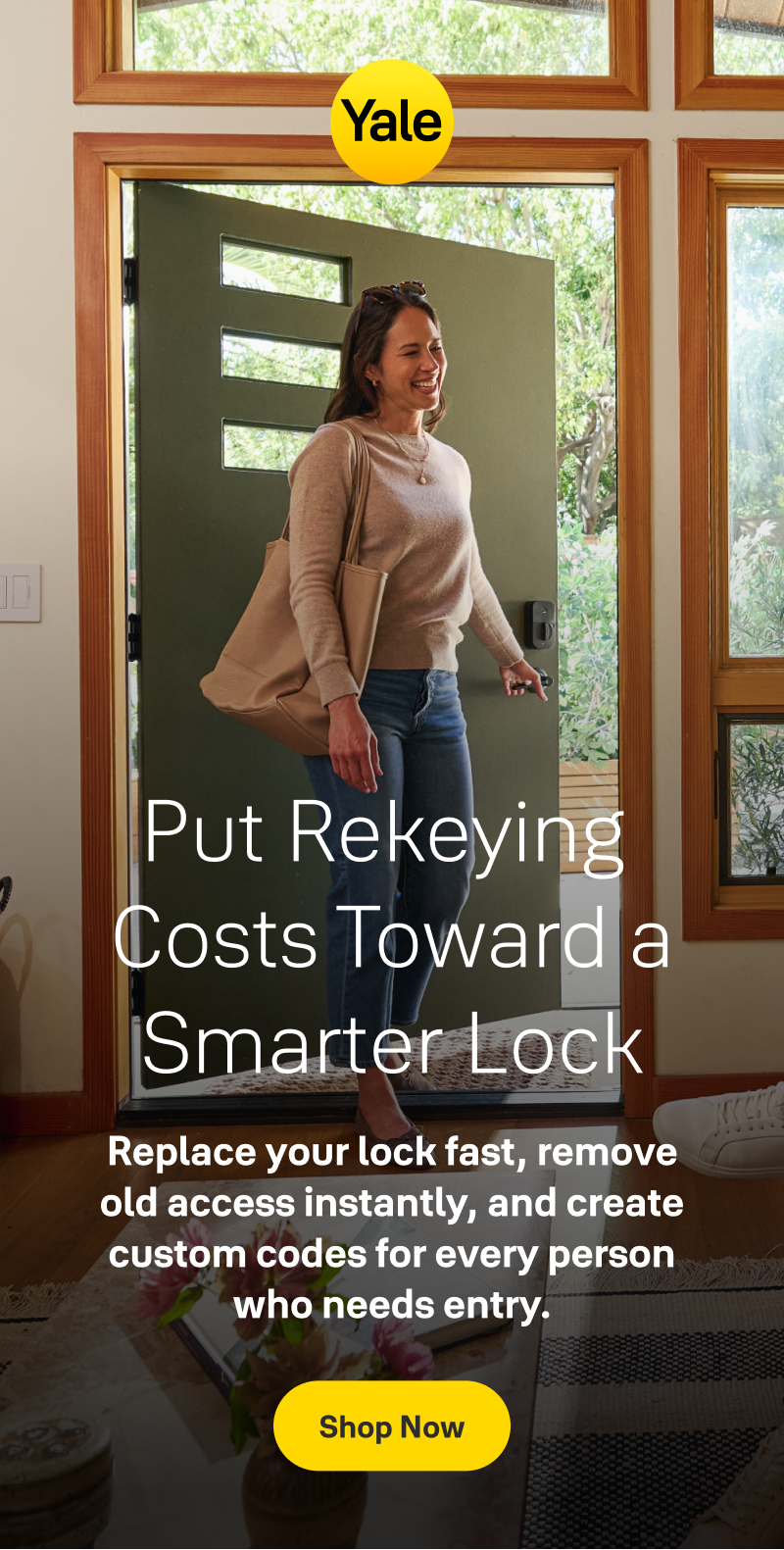Put Rekeying Costs Toward A Smarter Lock.