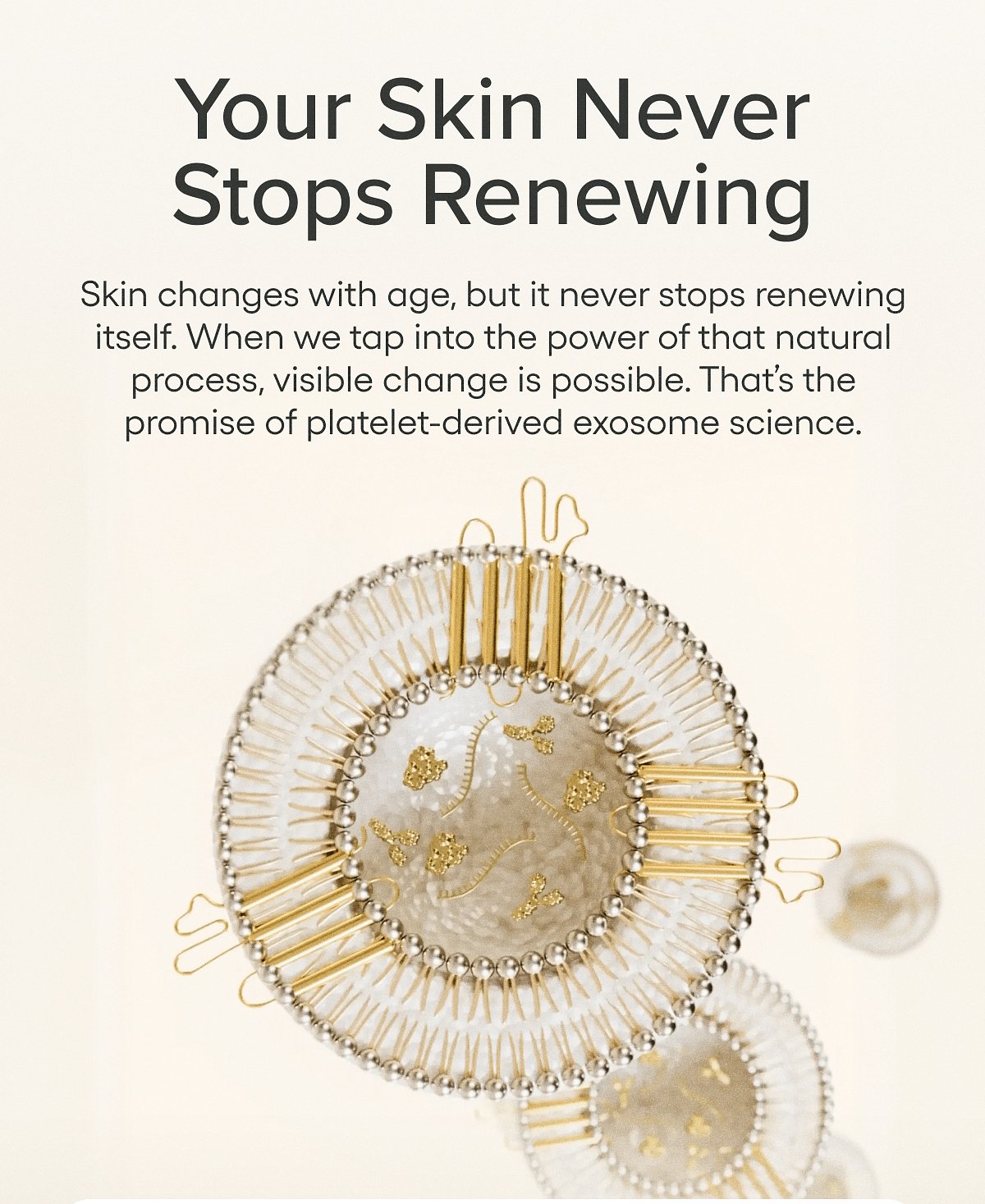 Your skin never stops renewing