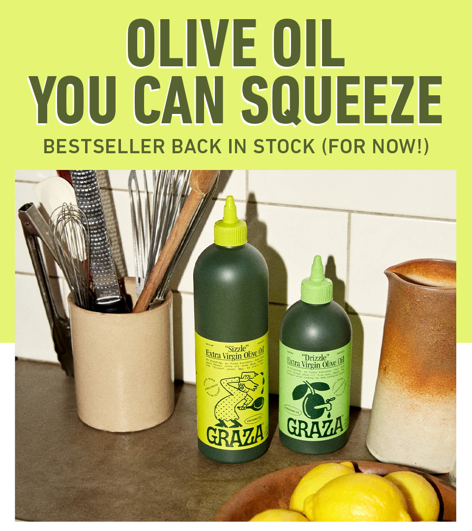 Olive Oil Squeeze Bottles Are Back! Christopher Kimball's Milk Street