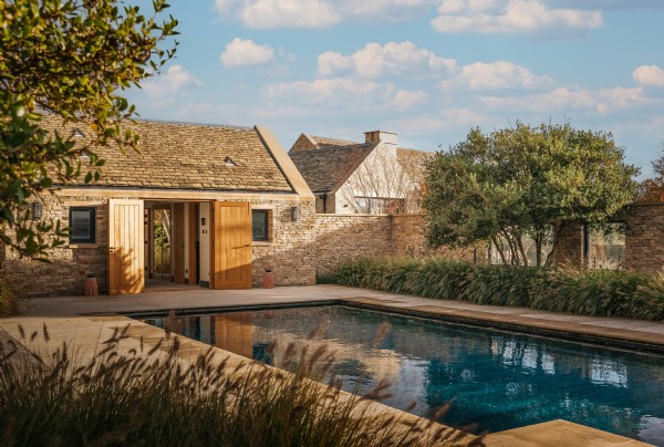 Marcus Barnett Studio's planting around the enclosed pool terrace at Nightjar