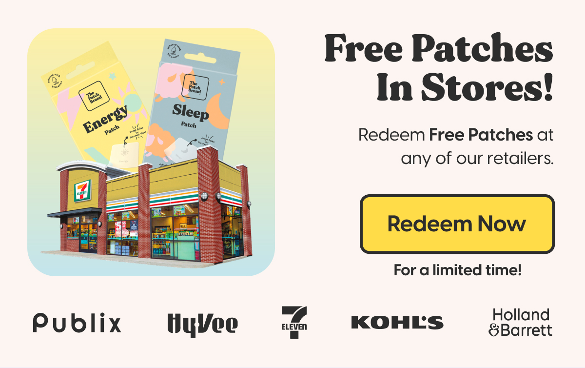 Get FREE Patches On Us. Redeem Now >>