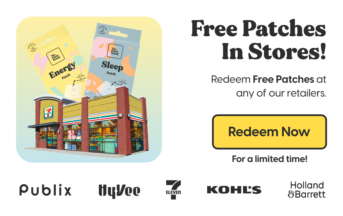 Get FREE Patches On Us. Redeem Now >>