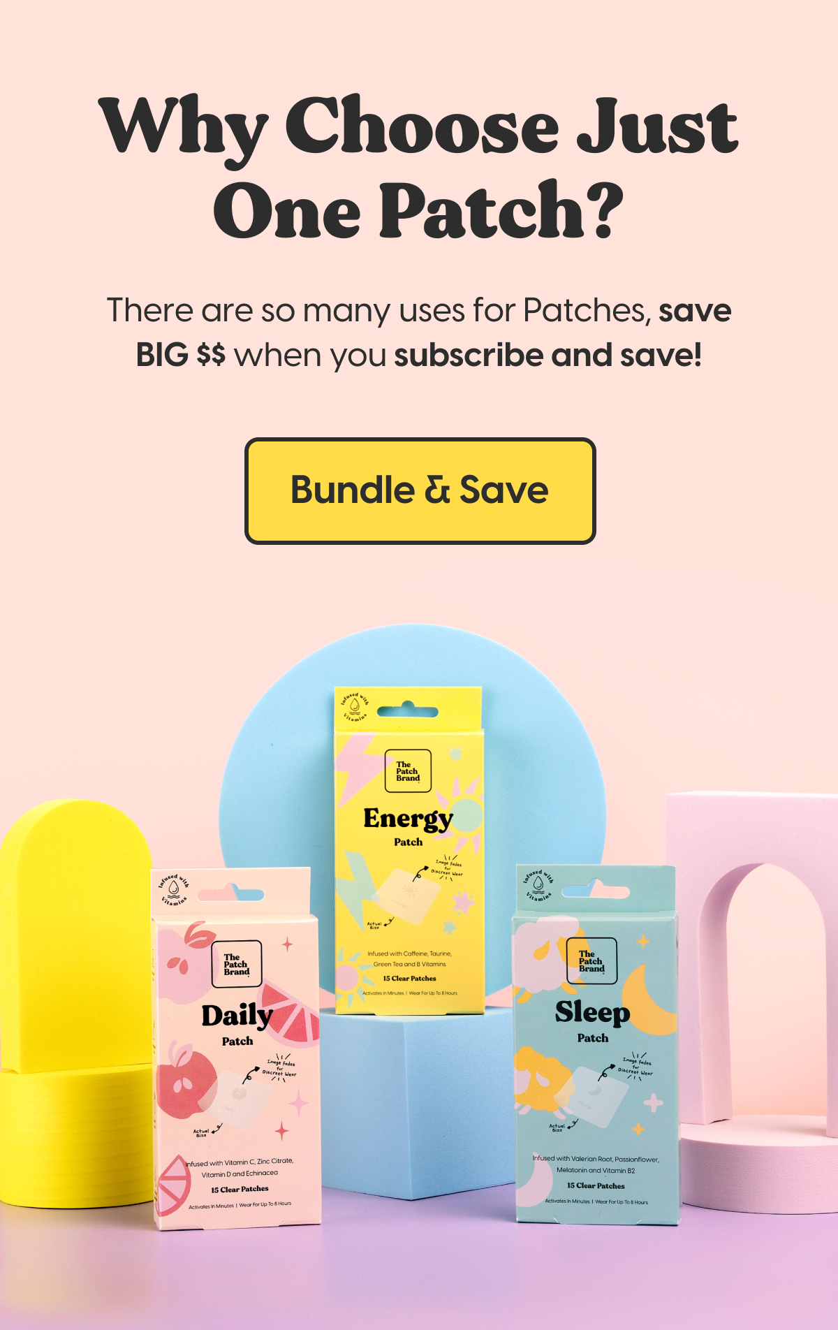 There are so many uses for Patches, save BIG $$ when you subscribe & save!