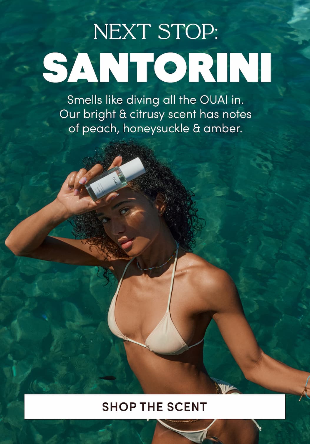NEXT STOP: SANTORINI | Smells like diving all the OUAI in.