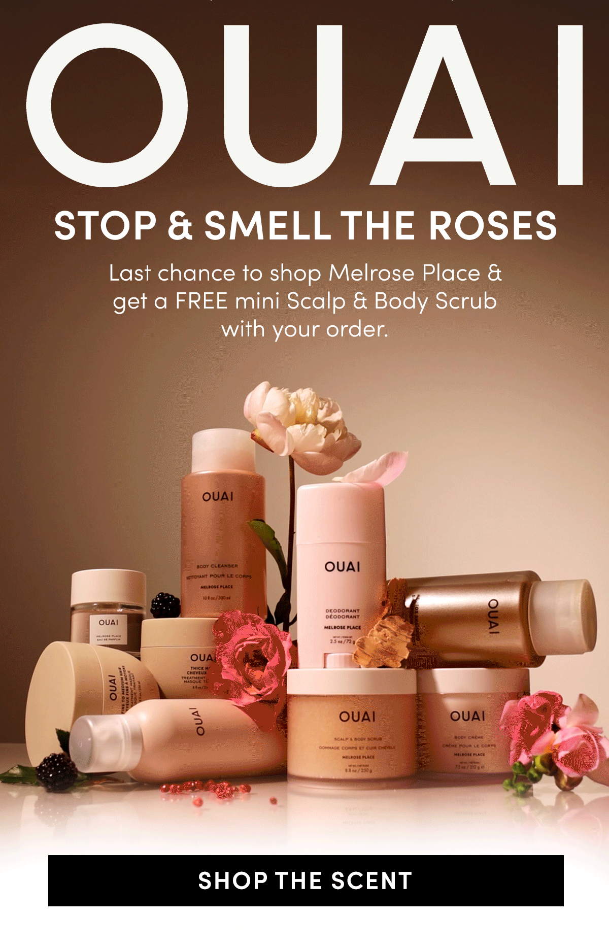 Smell Like Roses and Get a FREE mini Scalp & Body Scrub