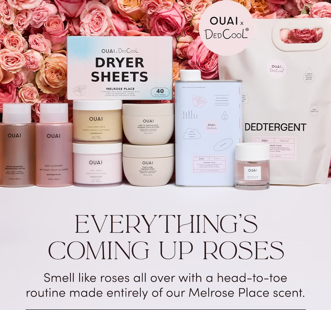 Smell like roses all over with a head-to-toe routine made entirely of our Melrose Place scent.